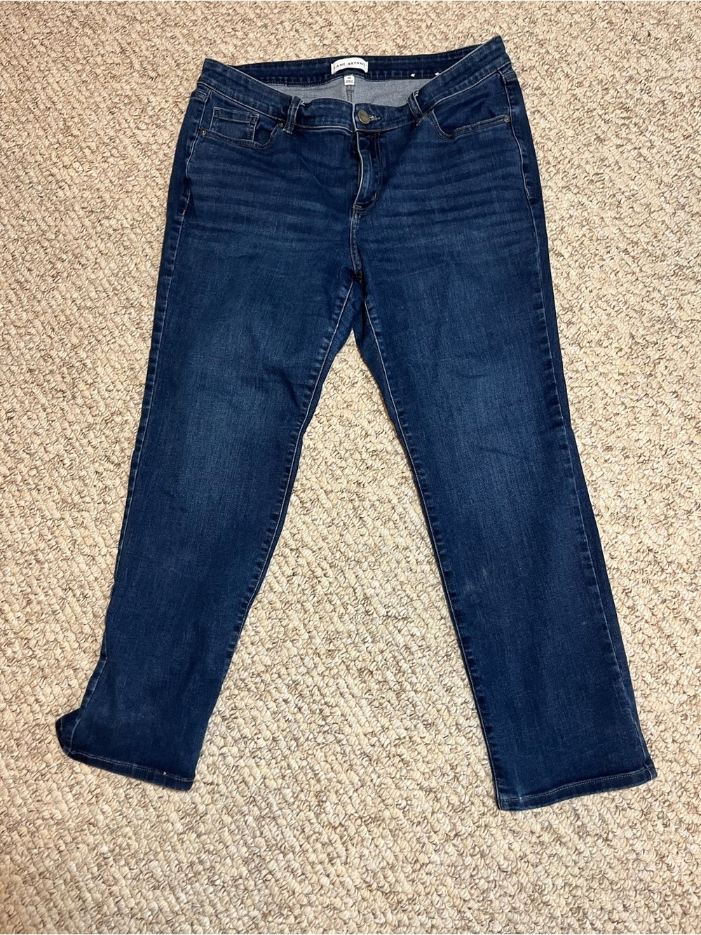 Lane Bryant Straight Leg Jeans - Dark Blue size 16S womens